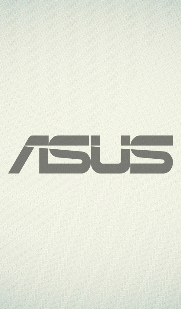 Логотип ASUS на сером фоне