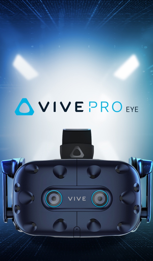 Points of virtual reality HTC Vive Pro Eye, CES 2019
