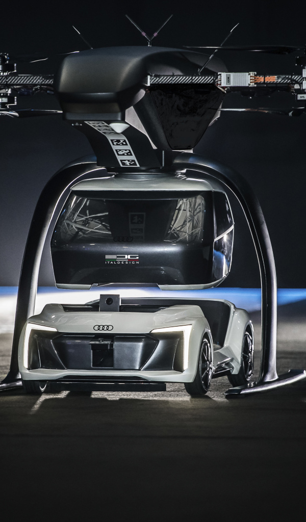 Летающее беспилотное такси  Audi Italdesign Pop.Up Next