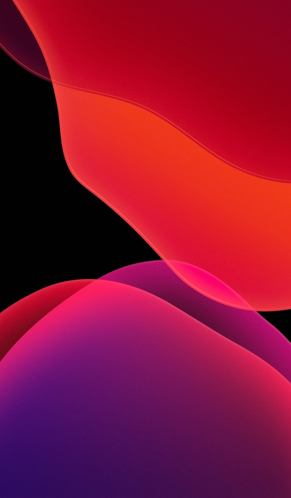 Градиентный рисунок на черном фоне