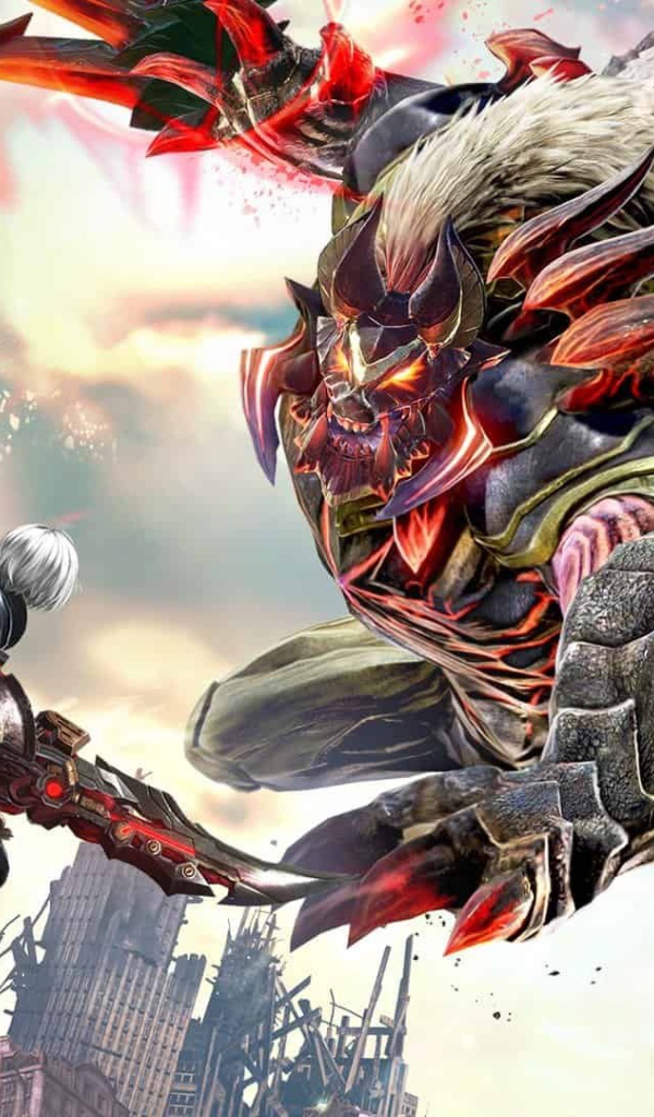 Кадр новой видеоигры God Eater 3, 2019 года