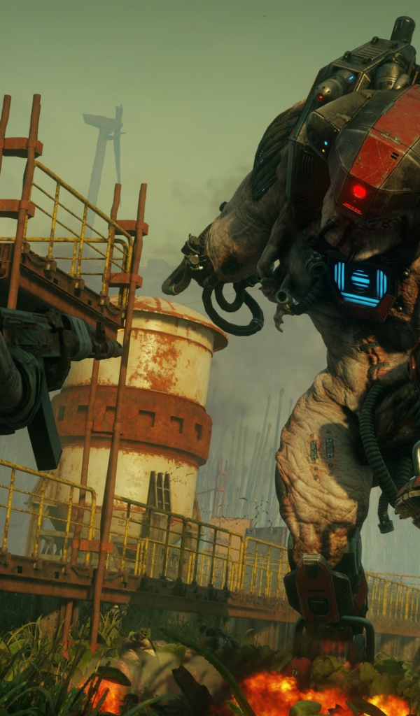 Кадр новой компьютерной игры Rage 2, 2019 года