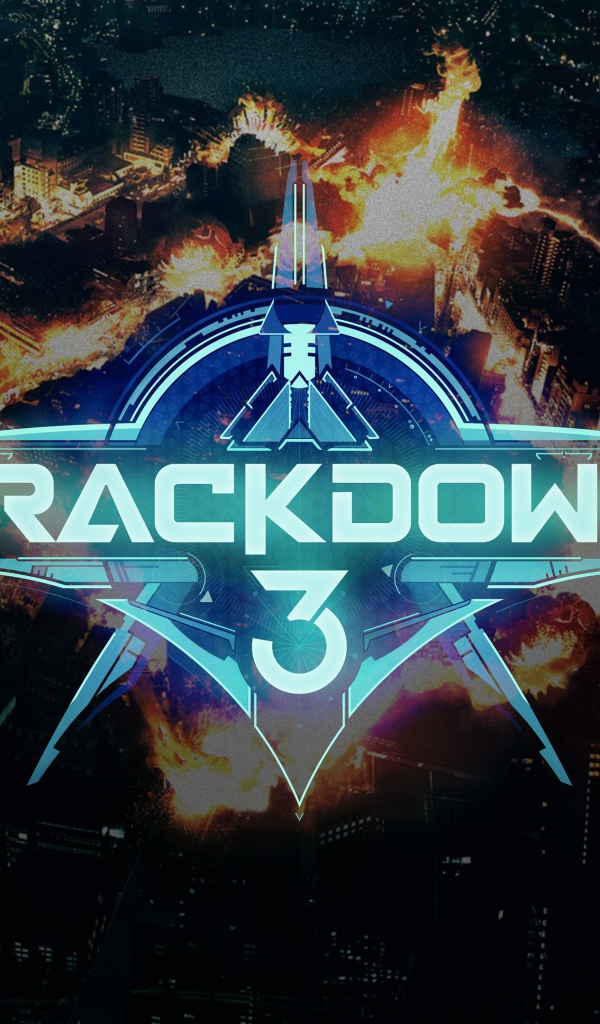 Логотип новой компьютерной игры Crackdown 3, 2019