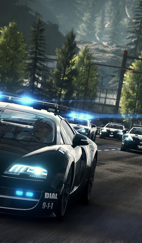 Полицейский Bugatti Veyron игра Need For Speed 