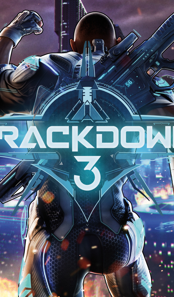 Постер компьютерной игры Crackdown 3, 2019 года