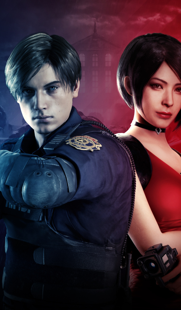 Постер новой компьютерной игры Resident Evil 2, 2019 года