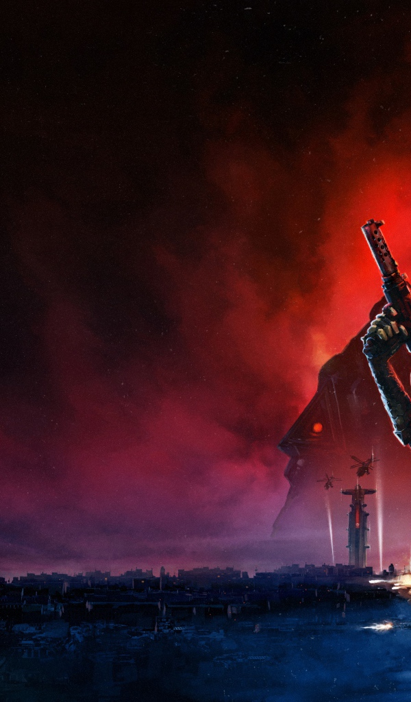 Постер новой компьютерной игры Wolfenstein. Youngblood, 2019