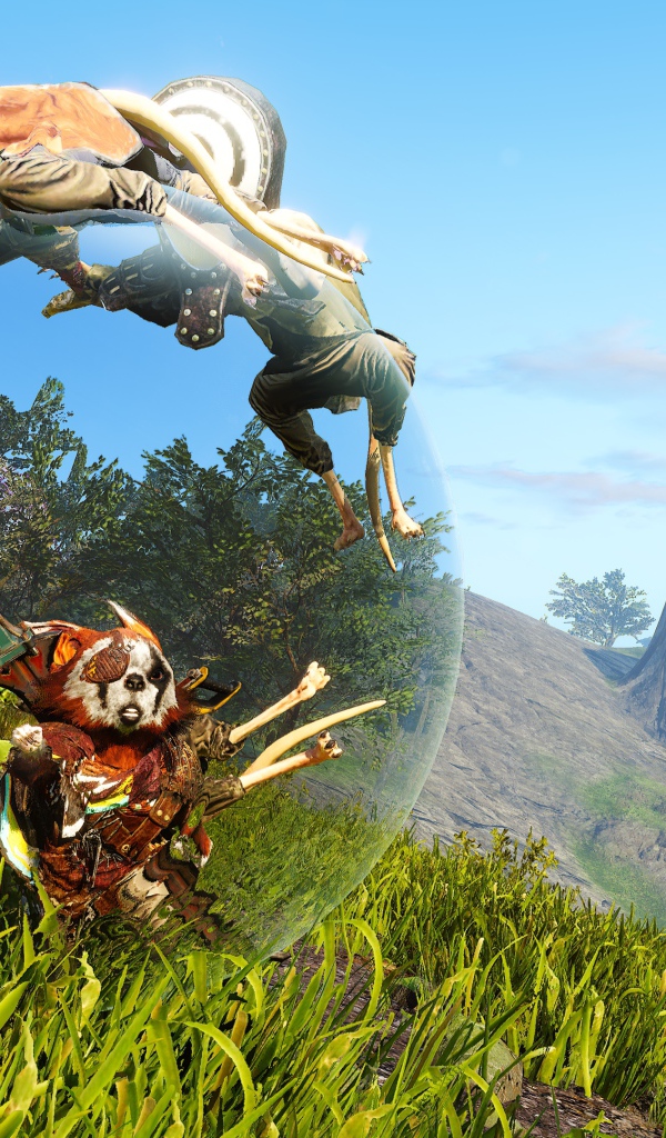 Скриншот компьютерной игры Biomutant, 2019