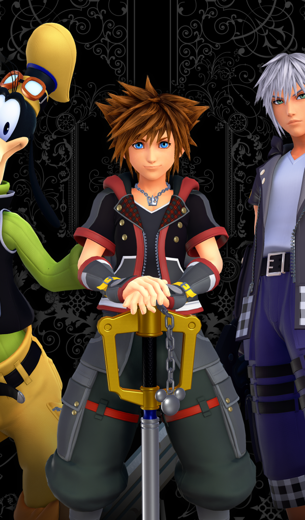 Главные персонажи компьютерной игры Kingdom Hearts III, 2019