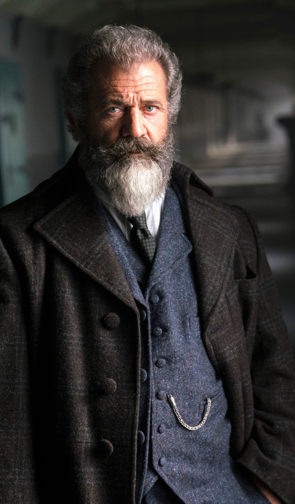 Популярный актер Мел Гибсон с бородой