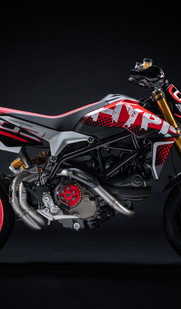 Мотоцикл Ducati Hypermotard 950 Concept 2019 года вид сбоку