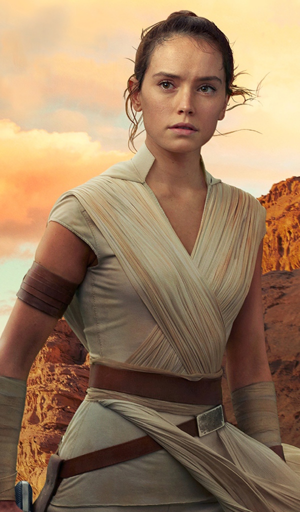 Актриса Дейзи Ридли в фильме Звёздные войны: Эпизод IX, 2019 года