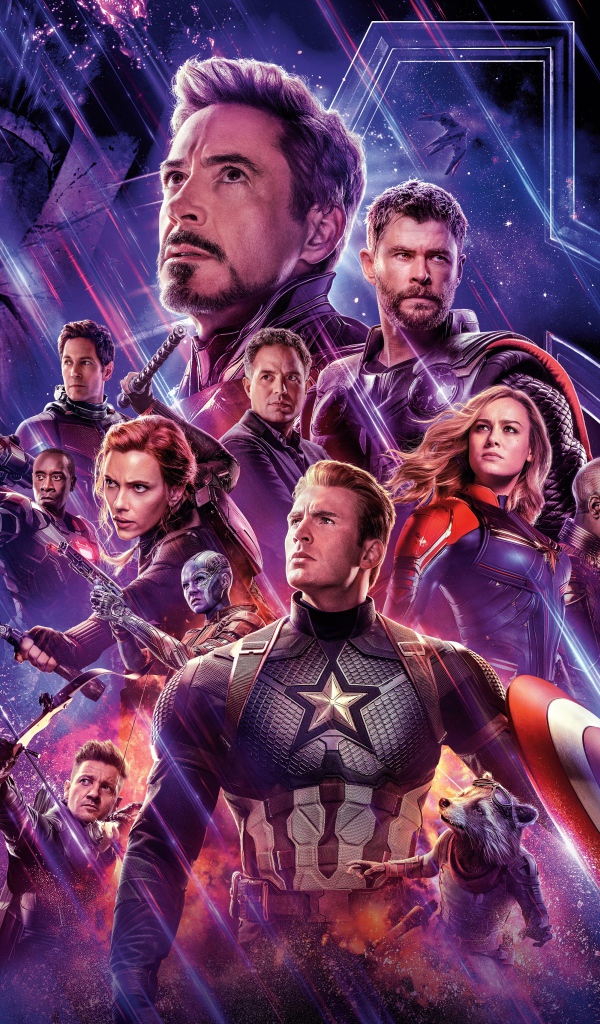 Персонажи супергеройского фильма Мстители: Финал 2019 год