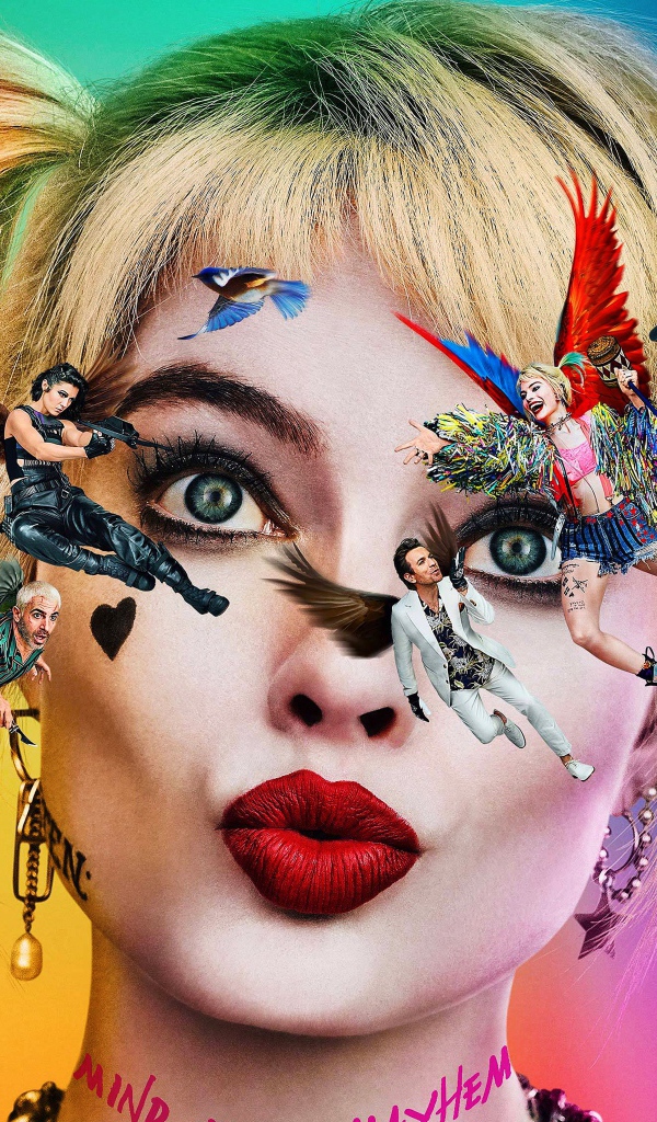 Постер нового фильма Хищные птицы: Потрясающая история Харли Квинн, 2020 