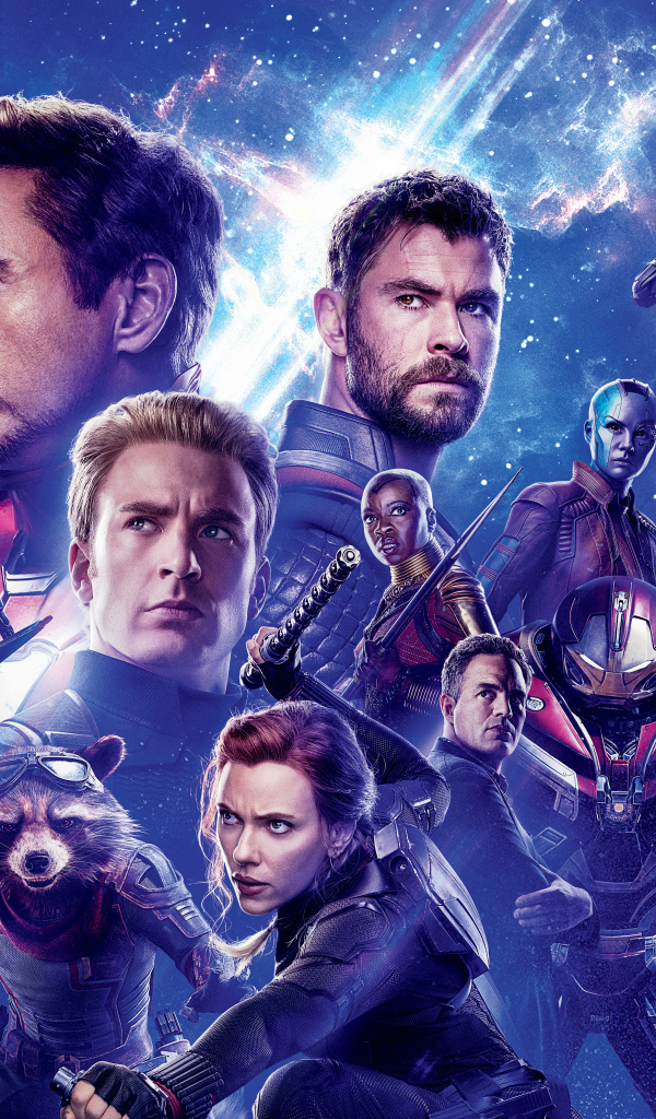 Постер с главными героями фильма  Мстители: Финал, 2019 