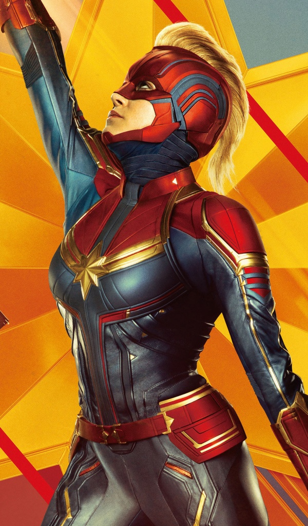 The character of the new superhero movie Captain Marvel, 2019