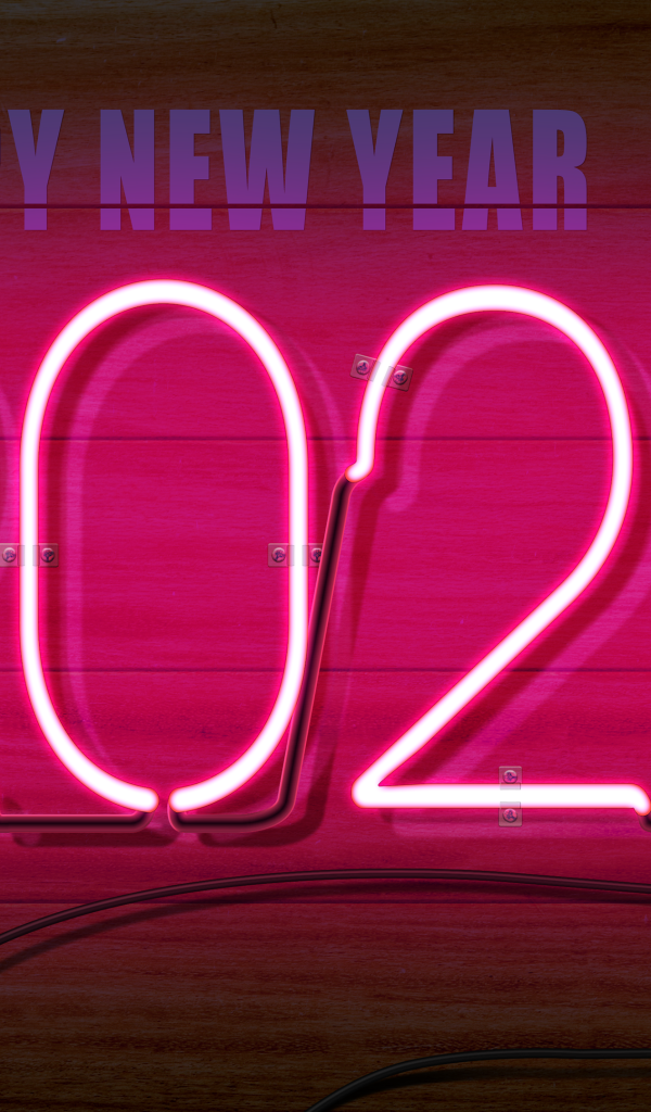 Надпись 2020 на деревянном фоне