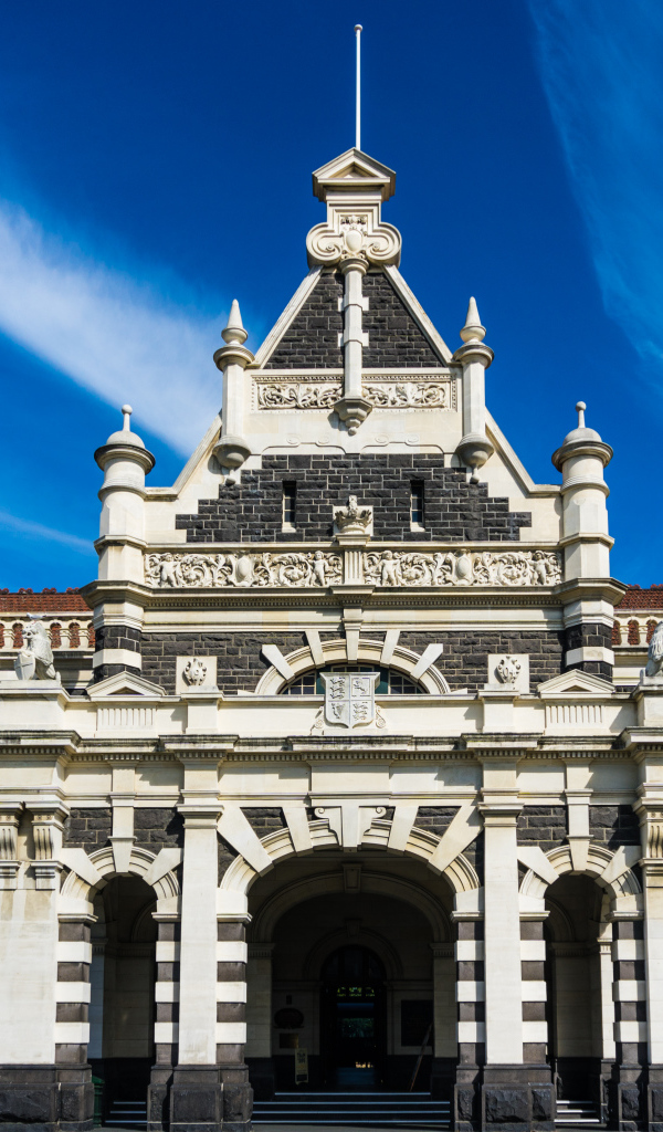 Железнодорожная станция в городе Данидин, Новая Зеландия