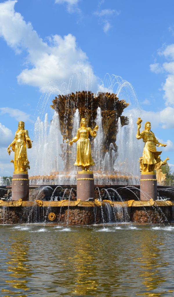Фонтан Дружбы народов,  ВДНХ Москва, Россия
