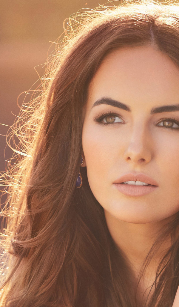 Американская актриса Камилла Белль лицо крупным планом