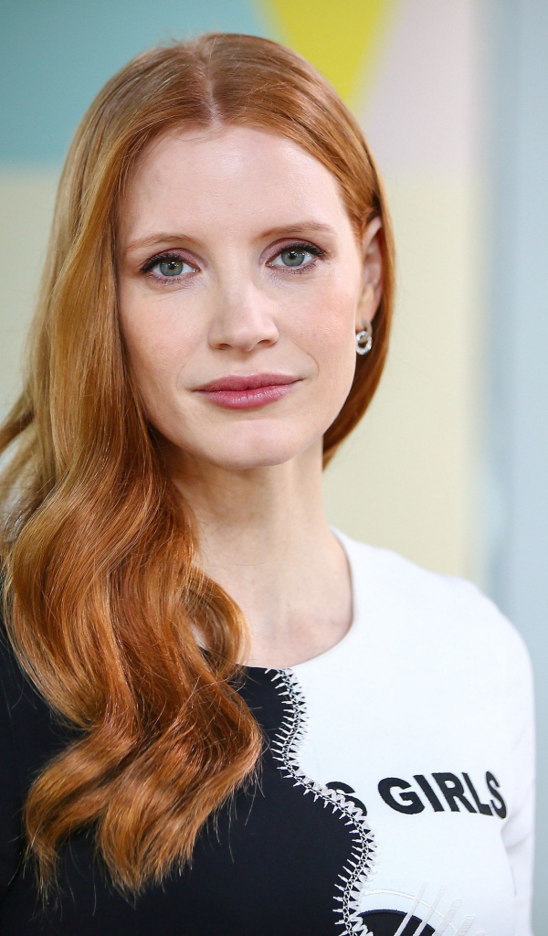 Красивая женщина, актриса Джессика Честейн 