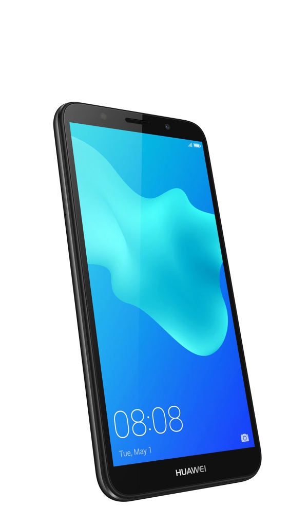 Смартфон Huawei Y5 Prime на белом фоне