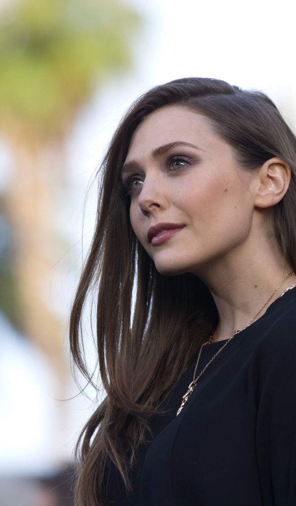 Нежная красивая девушка, актриса Элизабет Олсен