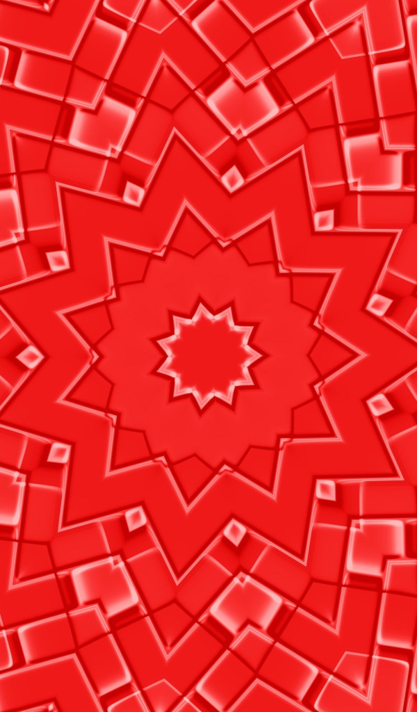 Абстрактный рисунок с красными звездами 