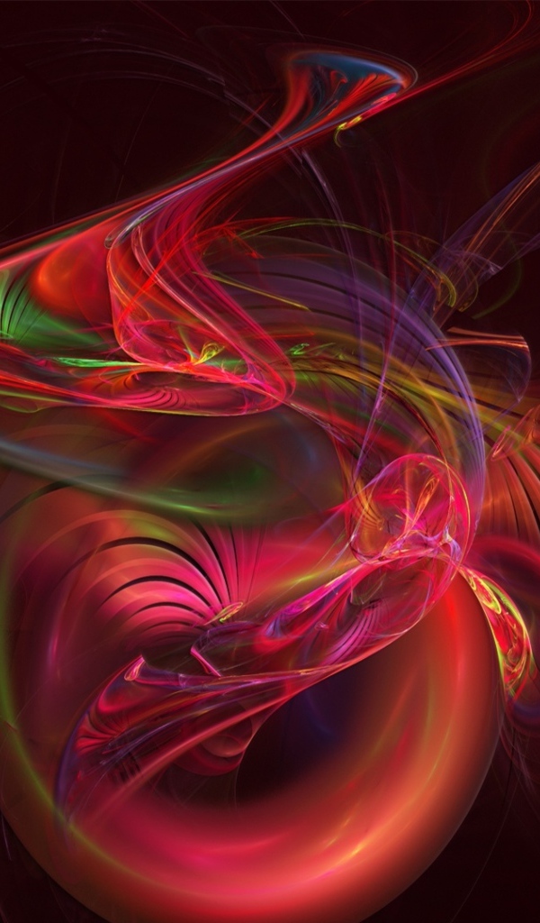 Красивый абстрактный рисунок на коричневом фоне