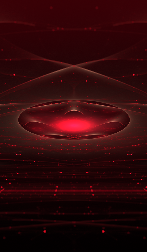 Big red oval above the laser field