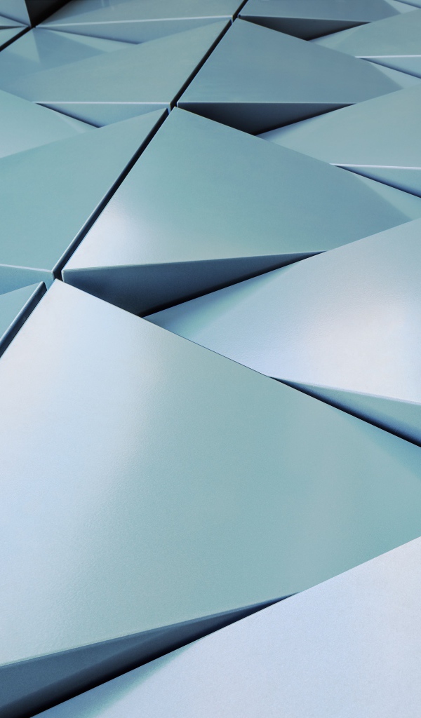 Большие серые треугольники 3д графика