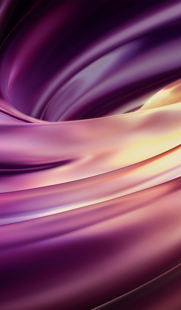 Сиренево коричневые абстрактные волны 