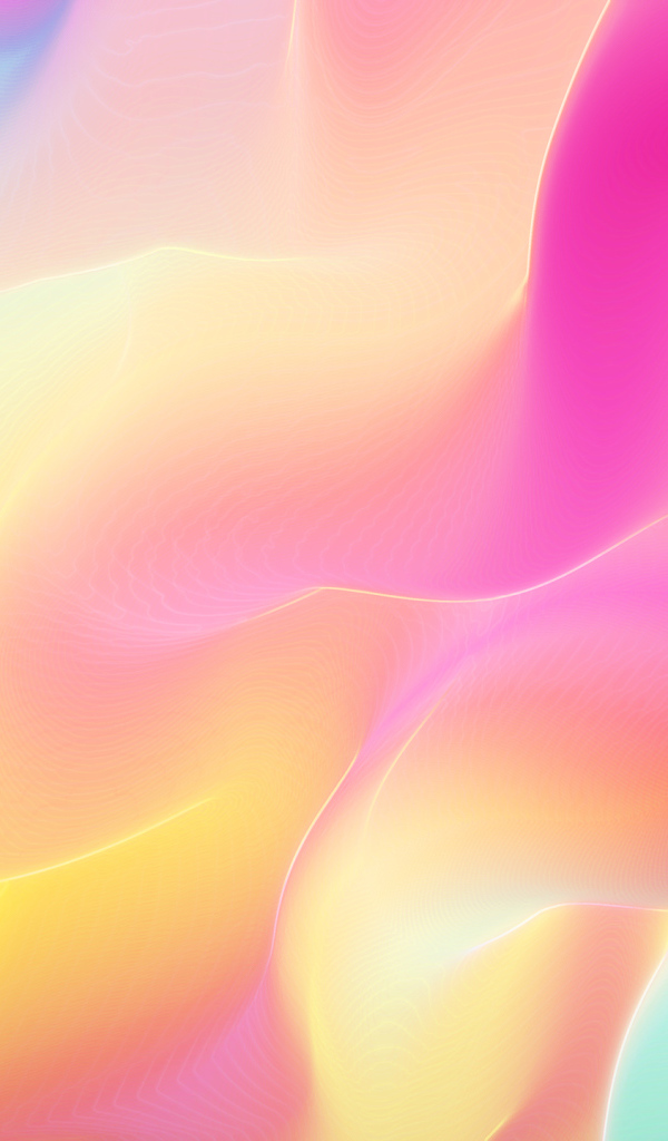 Разноцветные градиентные волны 