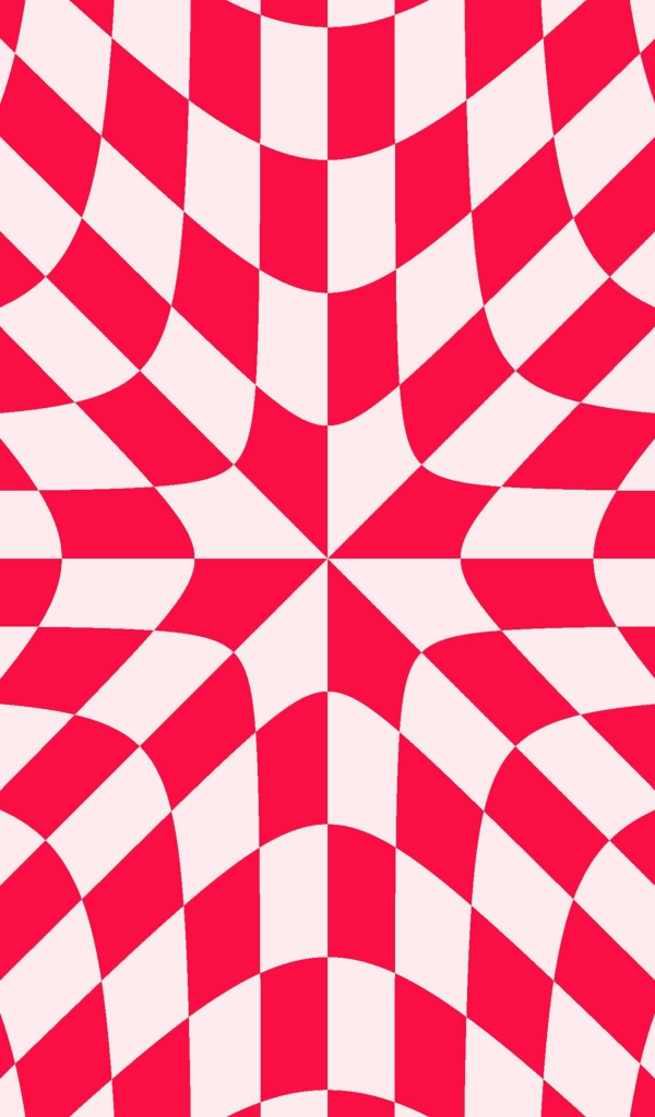 Красно - белый рисунок иллюзия 