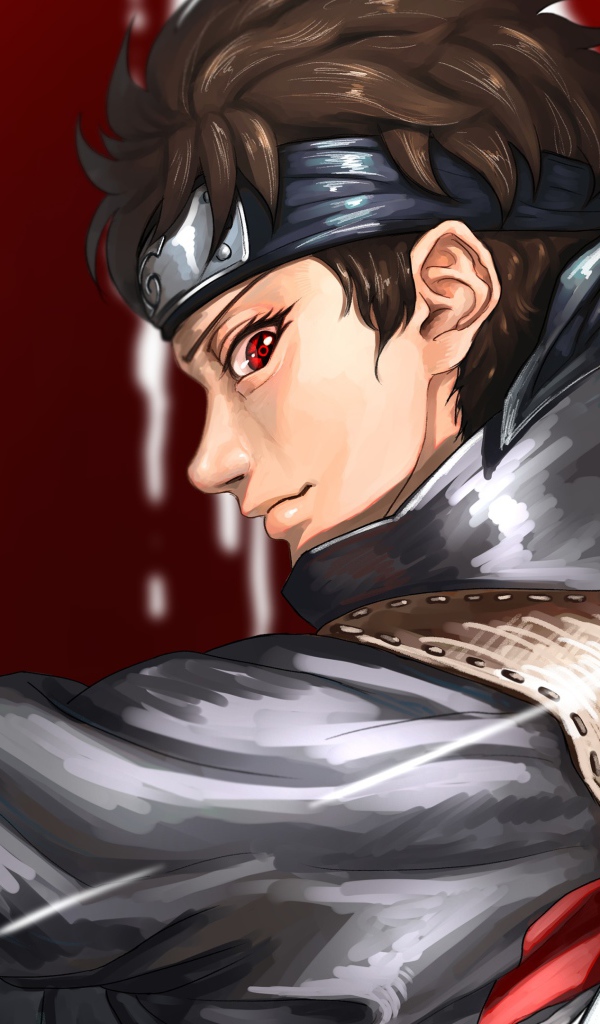 Мужчина с мечом аниме Naruto 