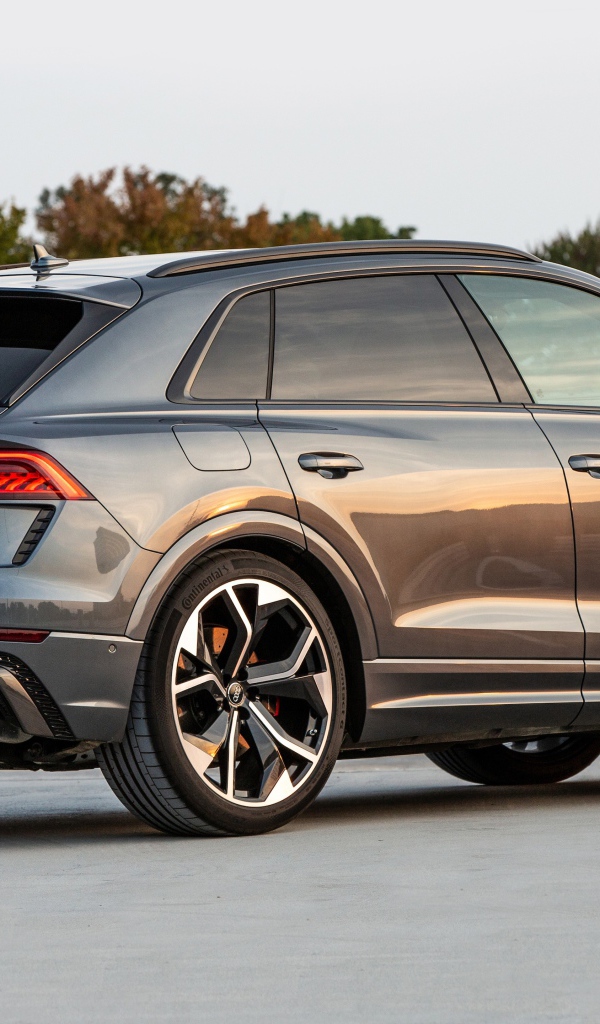 Автомобиль  Audi RS Q8, 2021 года вид сзади