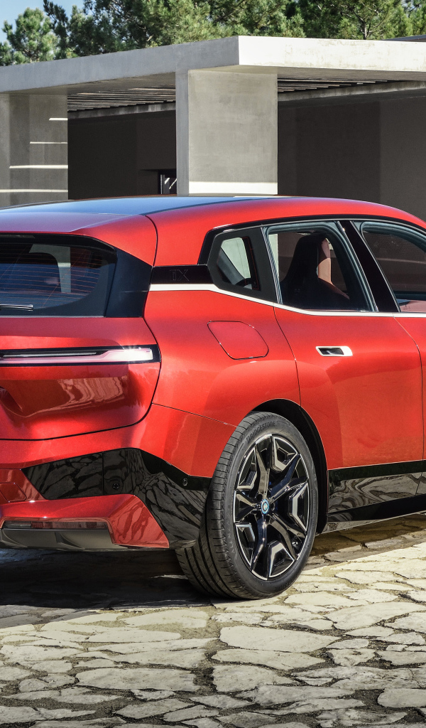 Кроссовер BMW IX Sport 2021 года вид сзади