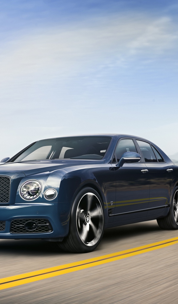 Стильный дорогой автомобиль Bentley Mulsanne Edition By Mulliner 2020 года 