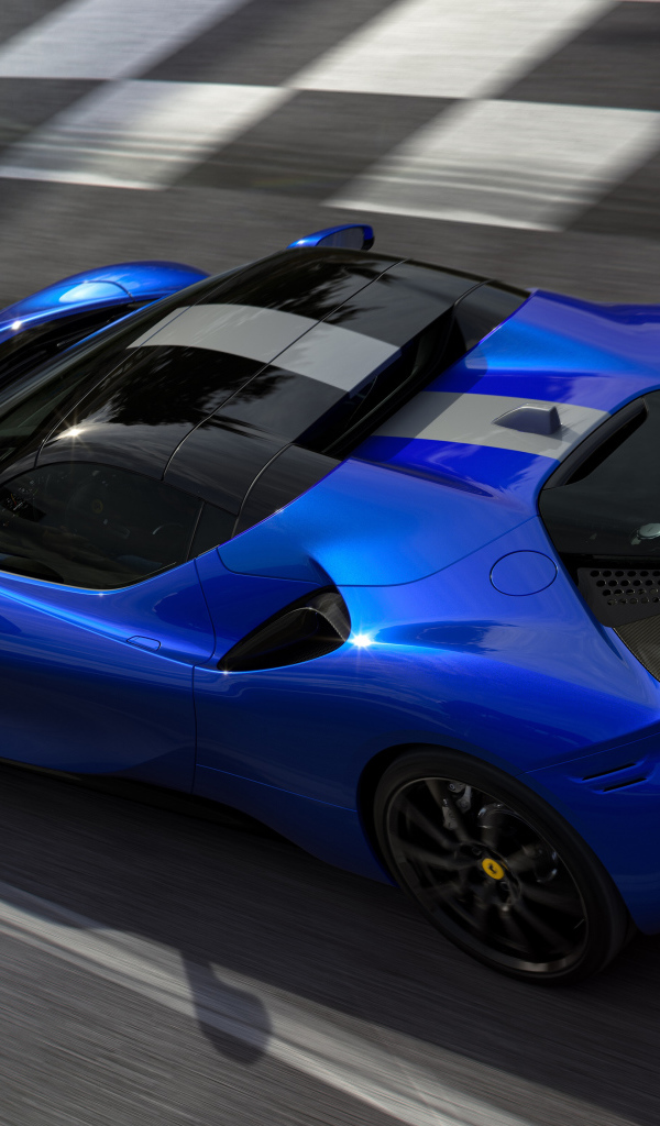 Автомобиль  Ferrari SF90 Spider Assetto Fiorano 2021 года вид сверху