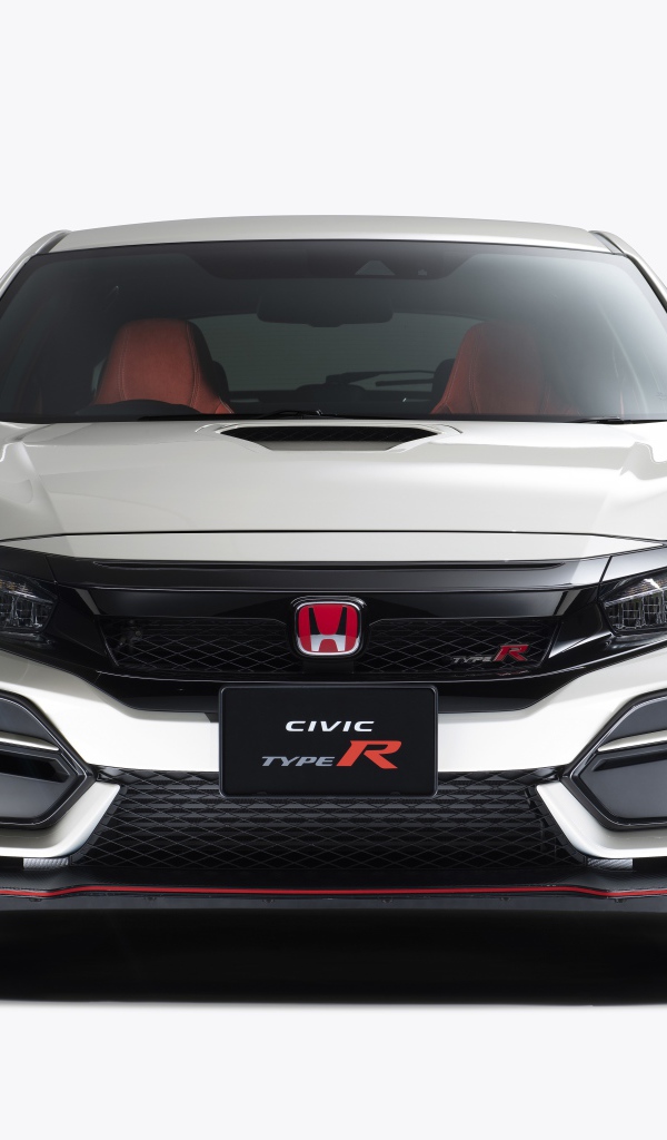 Автомобиль Honda Civic Type R 2020 года вид спереди