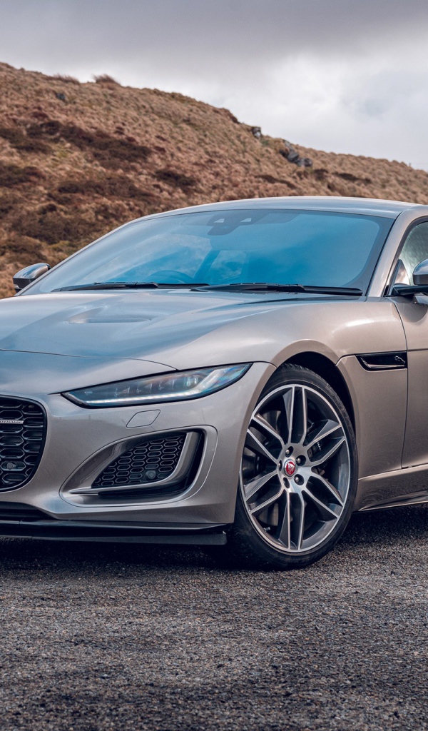 Серебристый Jaguar F-Type P450 R-Dynamic 2020 года 