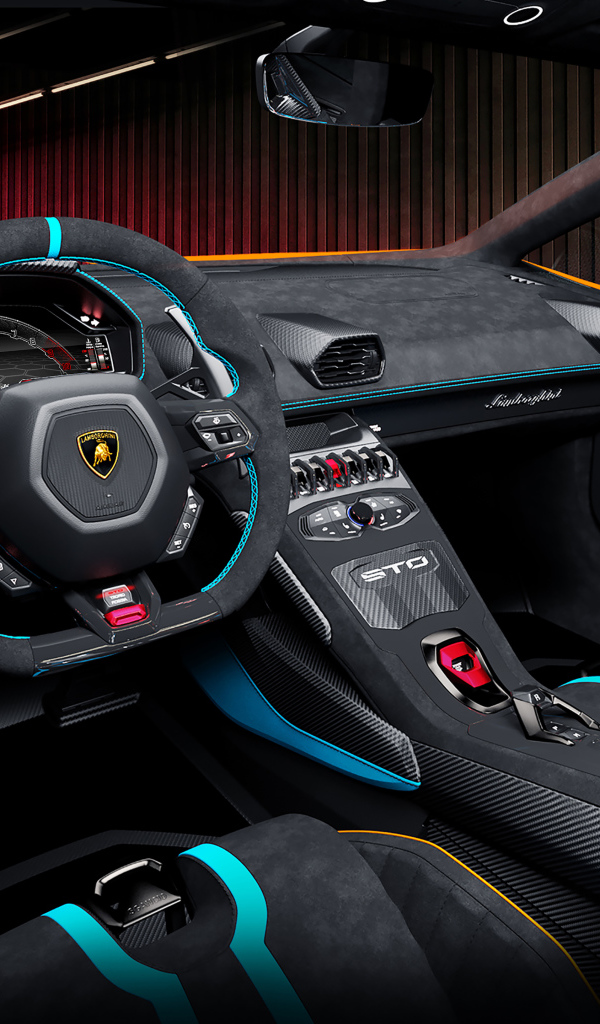 Салон автомобиля Lamborghini Huracán STO 2021 года