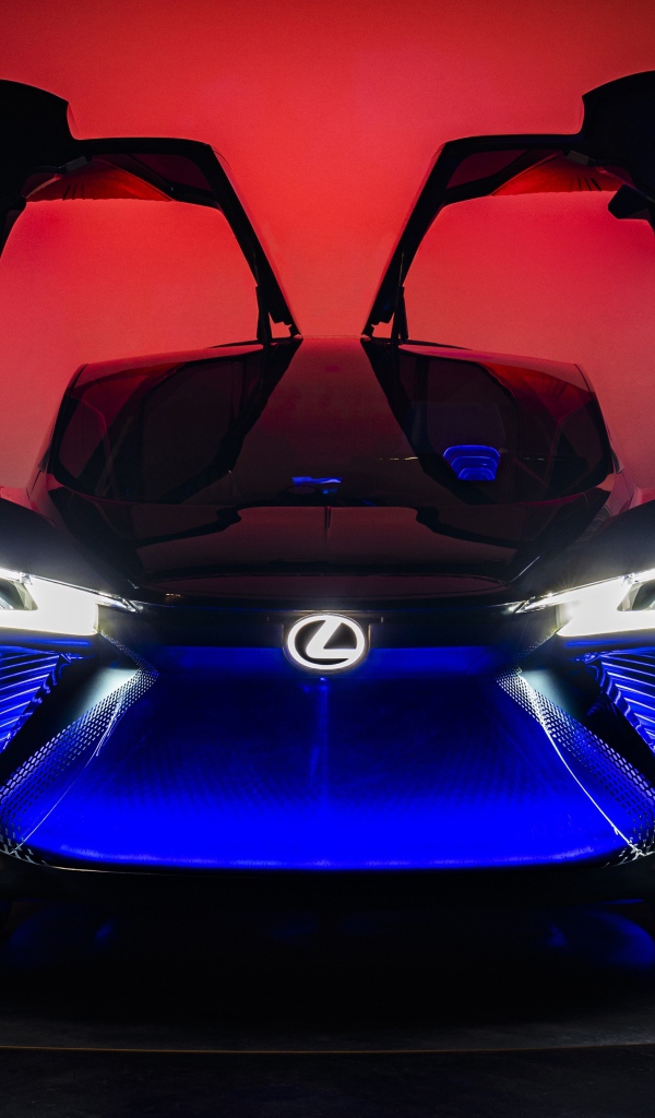 Автомобиль Lexus LF-30, 2020 года с открытыми дверями 