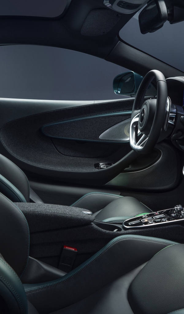 Салон автомобиля McLaren GT Verdant Theme By MSO 2020 года