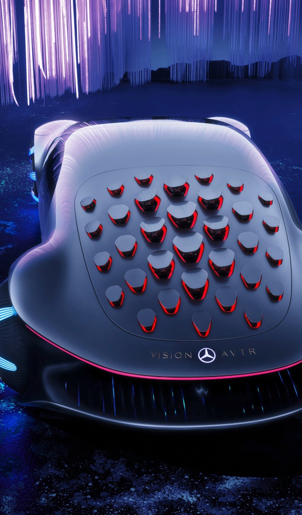Автомобиль Mercedes-Benz VISION AVTR 2020 года вид сзади