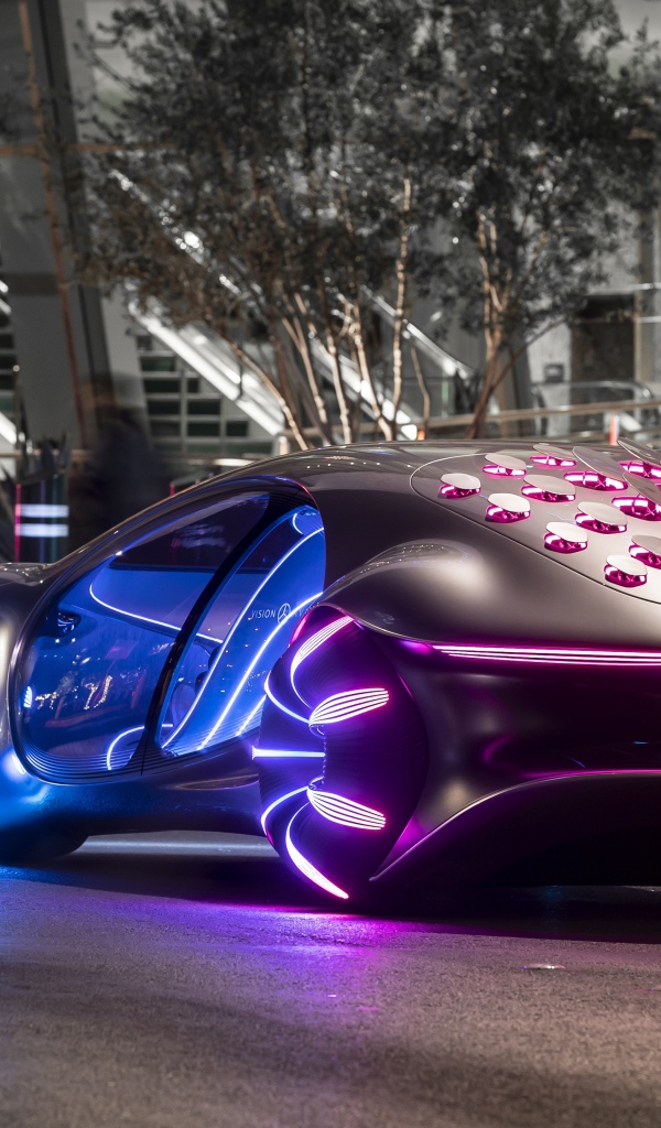 Футуристический автомобиль Mercedes-Benz VISION AVTR, 2020 года 