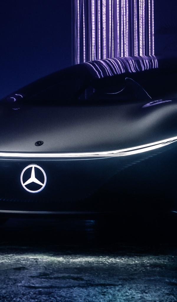 Новый Mercedes-Benz VISION AVTR 2020 года с неоновой подсветкой 