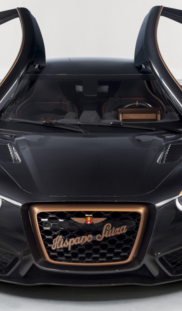 Автомобиль Hispano-Suiza Carmen Boulogne 2020 года с открытыми дверями