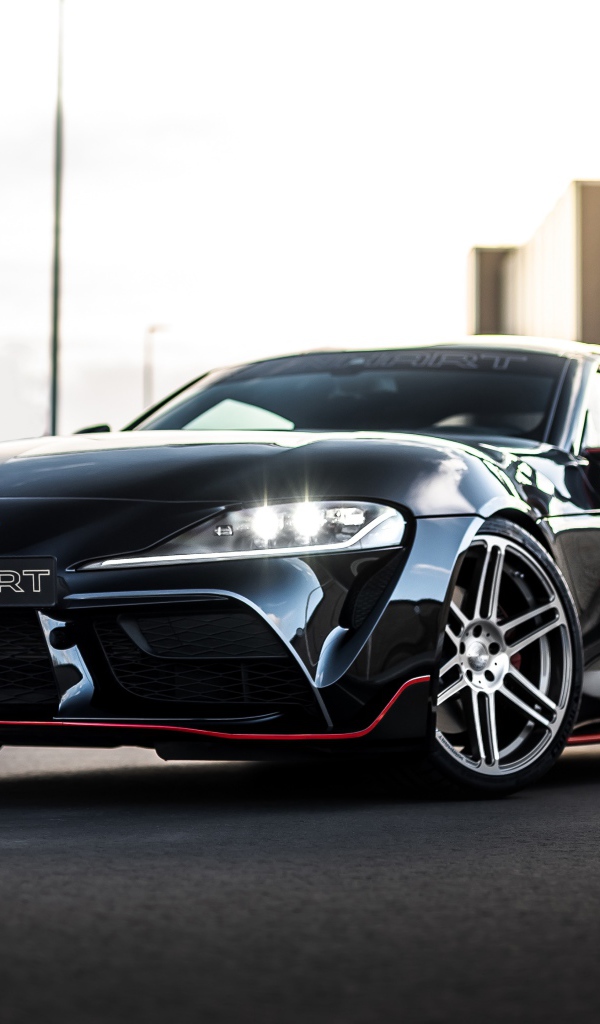 Черный автомобиль Manhart Supra GR 450 2020  года в городе 