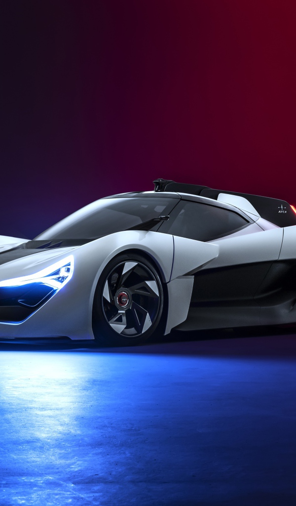 Быстрый автомобиль APEX AP-0 Concept 2020 года  